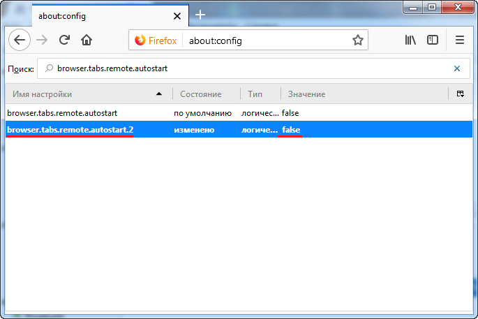 browser.tabs.remote.autostart2 Firefox